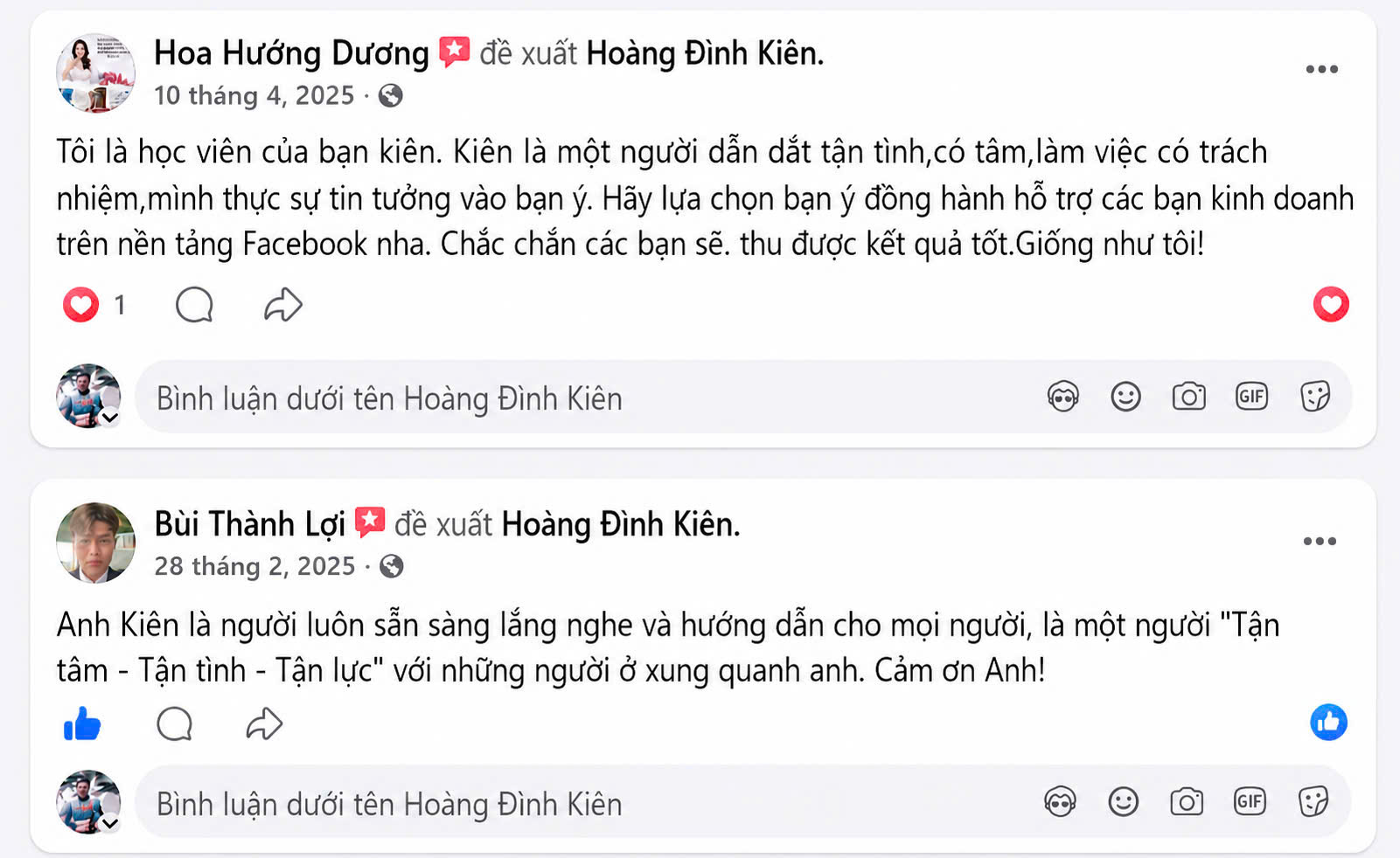 Feedback thành viên 7