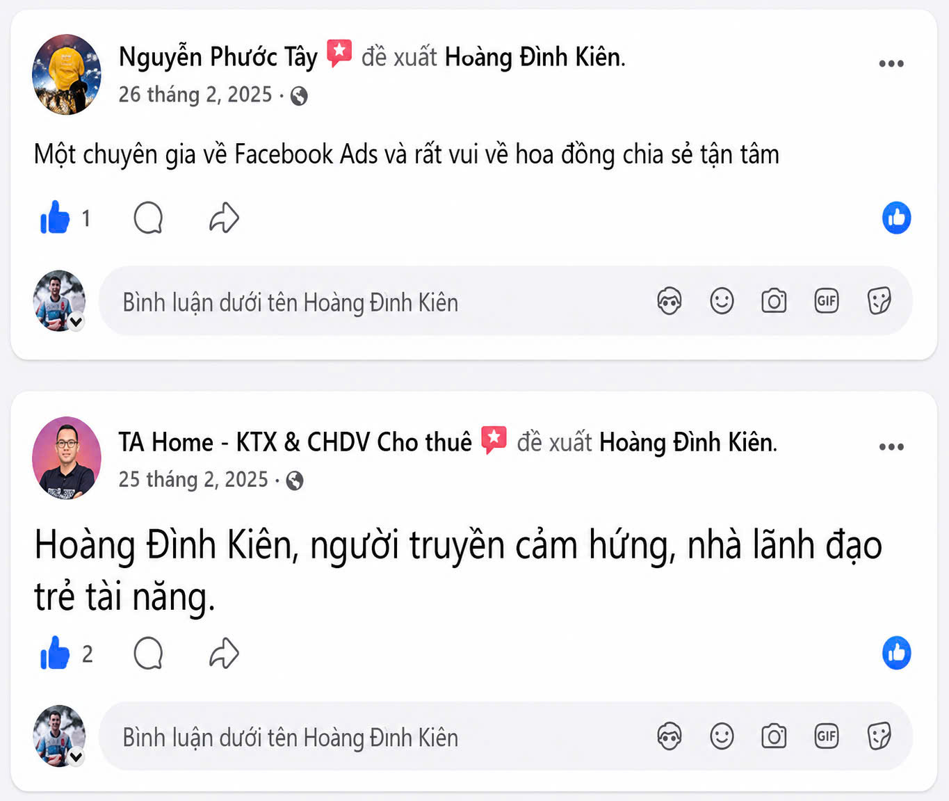 Feedback thành viên 8