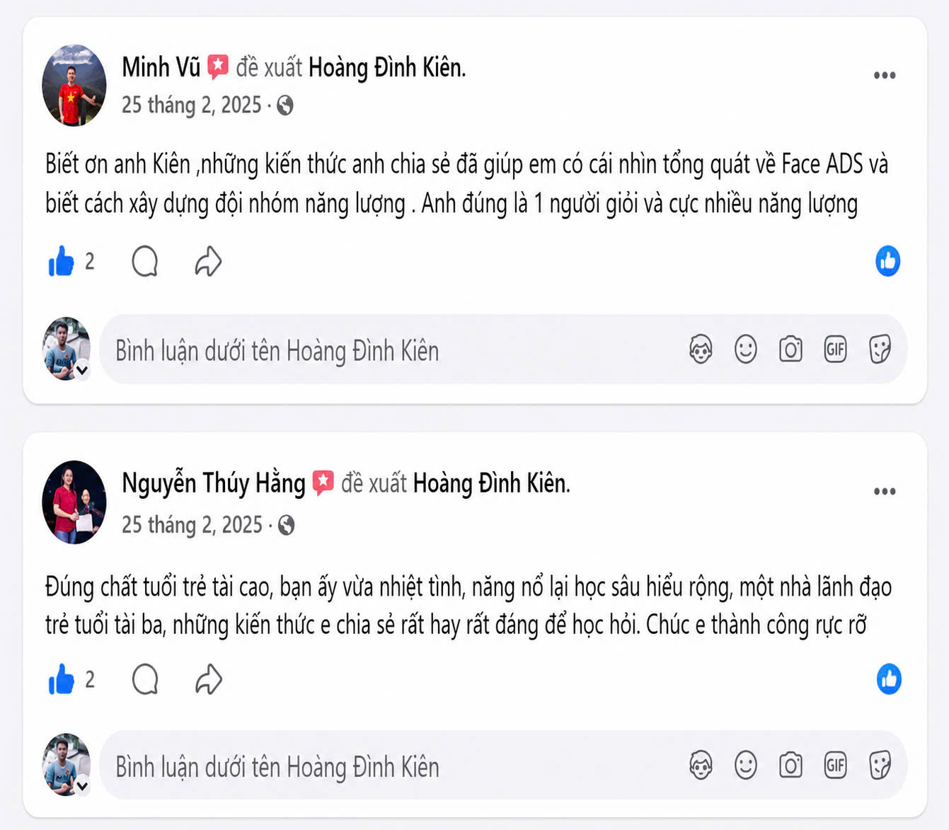 Feedback thành viên 9