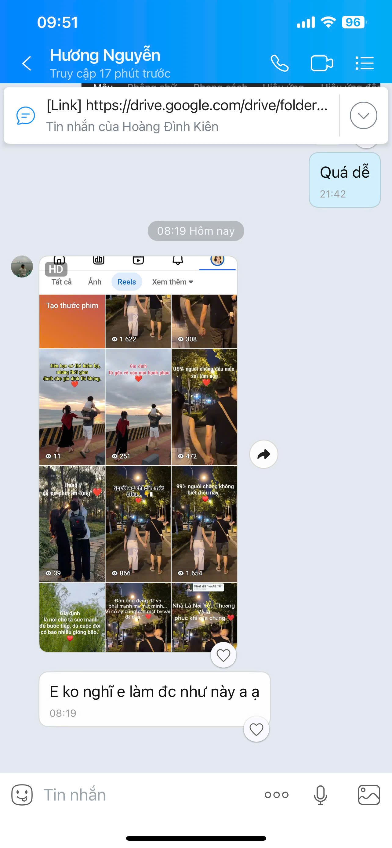 Thành viên Hương Nguyễn - kết quả view tăng trưởng